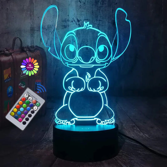 3D Illusion Stitch Night Light