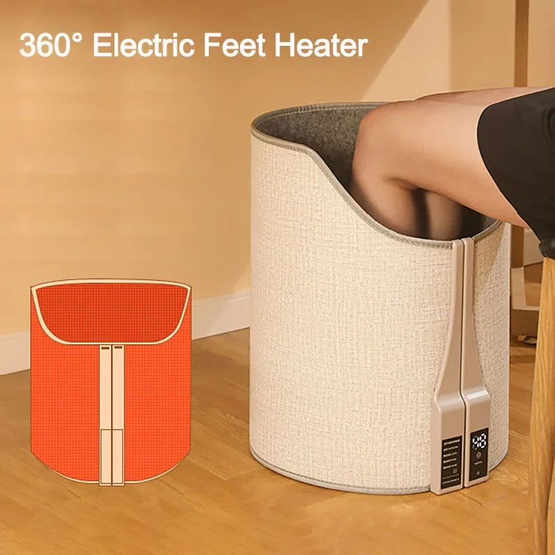 folding electric heating foot warmer cozy